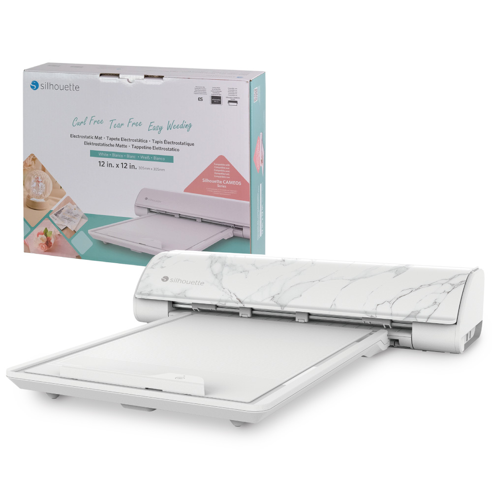 画像2: カッティングマシン シルエットカメオ5 ビアンコカララ　 Silhouette Cameo5　静電マットセット